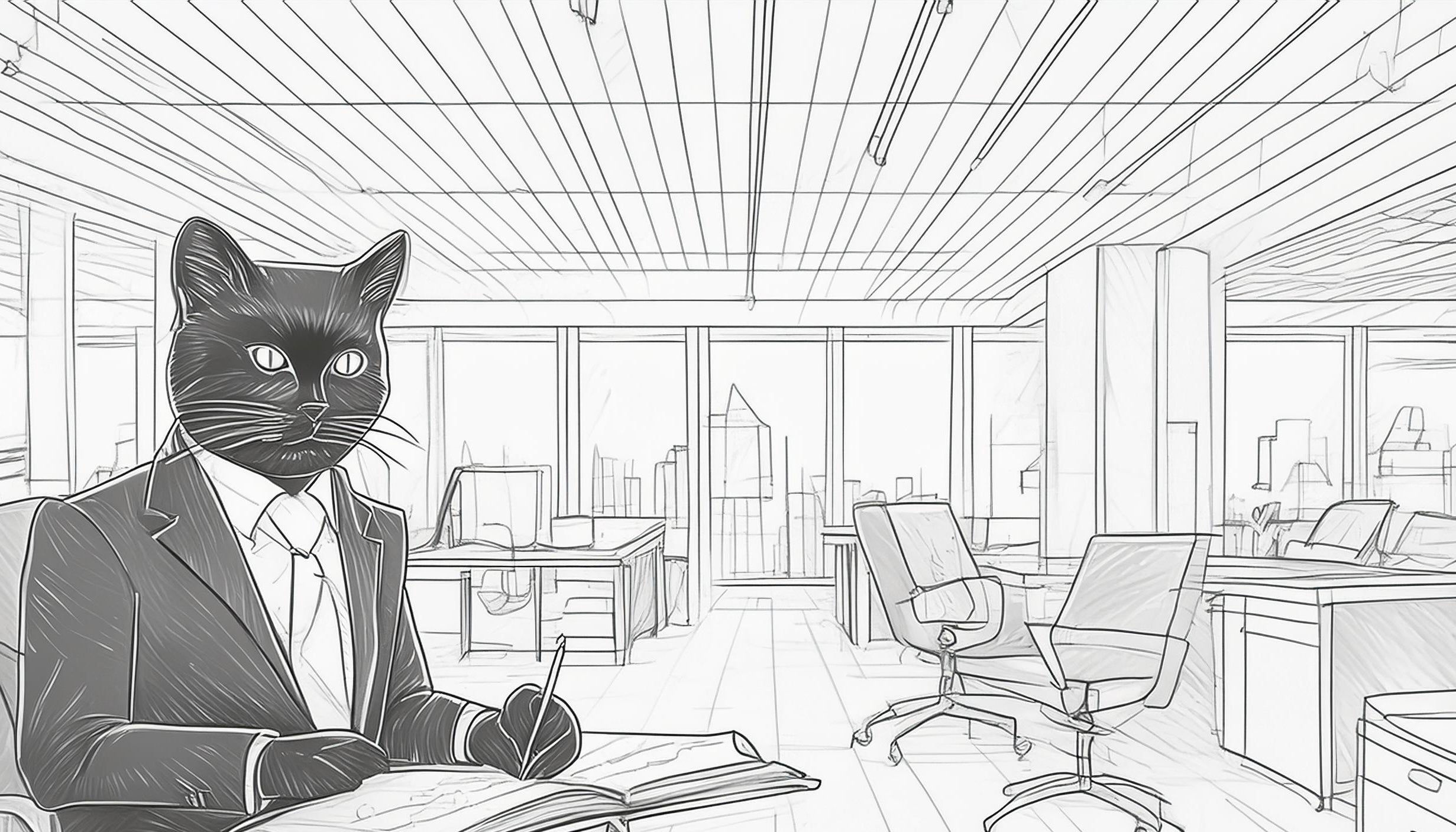 Bydarvesh, black cat